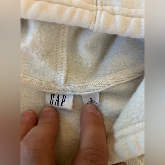 GAP Beige Zip-Up Hoodie - Picture 4 of 6